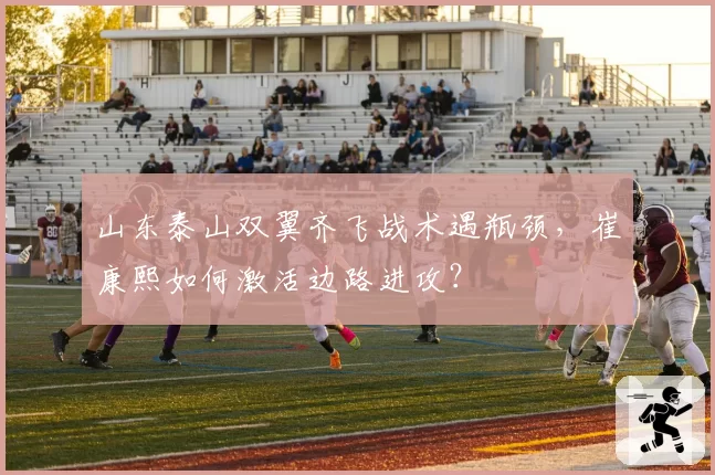 山东泰山双翼齐飞战术遇瓶颈，崔康熙如何激活边路进攻？